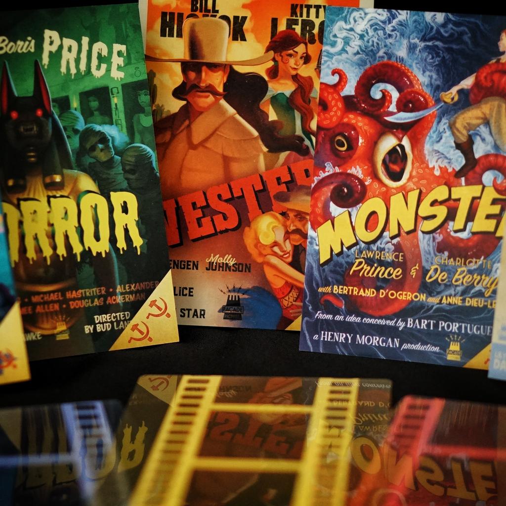 Dark City 5 Types: Hollywood, Bristol, Deadwood, Tortuga, Salem Mafia Board Game Book Series