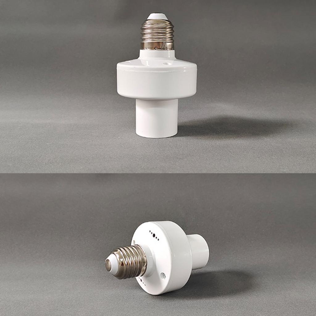 E27 Socket Motion Sensor Light Bulb Holder Motion Sensor Light Socket with Adjustable Delay for Home Garage Lighting