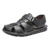 Fashion Fashion Mens Genuine Leather Summer Flats Non Slip Outdoor Male Sandals Water Walking Hiking Trekking Shoes Casual Beach Shoes