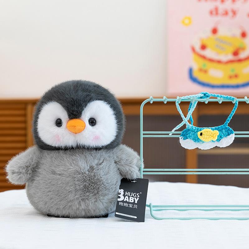 Cute Tudou Penguin Plush Toy Aquarium Souvenir Children's Lobster Doll Office Ornament
