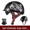 3C Certified Retro Half Motorcycle Helmet for Men & Women - American Prince Summer Style