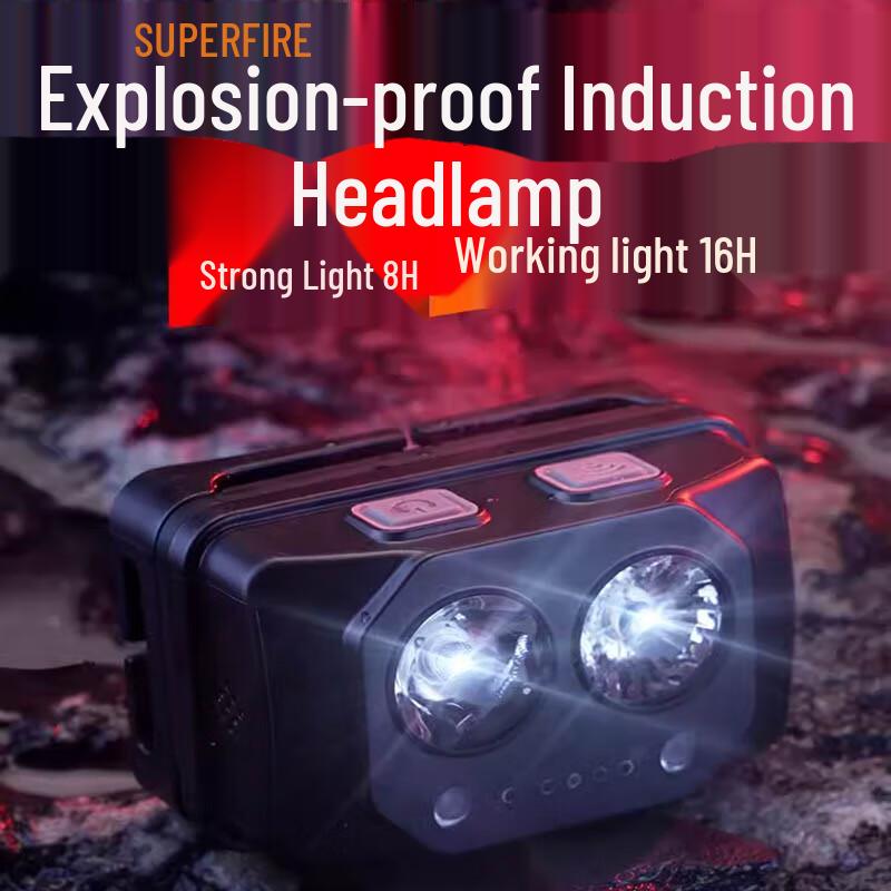 

SupFire EP06 Explosion-Proof Rechargeable LED Headlamp
