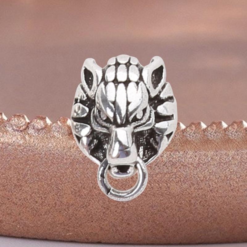 Punk Tierohrstecker Wolfskopf Ohrringe Knorpelohrringe Wolfskopf Stecker Schmuck Geschenk für Frauen Männer Unisex