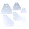 1Pcs T/L Type 5 Hole Joint Board Plate Corner Angle Bracket Connection Joint Strip For 2020 3030 4040 Aluminum Profile