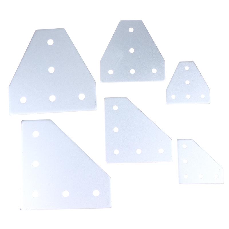 1Pcs T/L Type 5 Hole Joint Board Plate Corner Angle Bracket Connection Joint Strip For 2020 3030 4040 Aluminum Profile