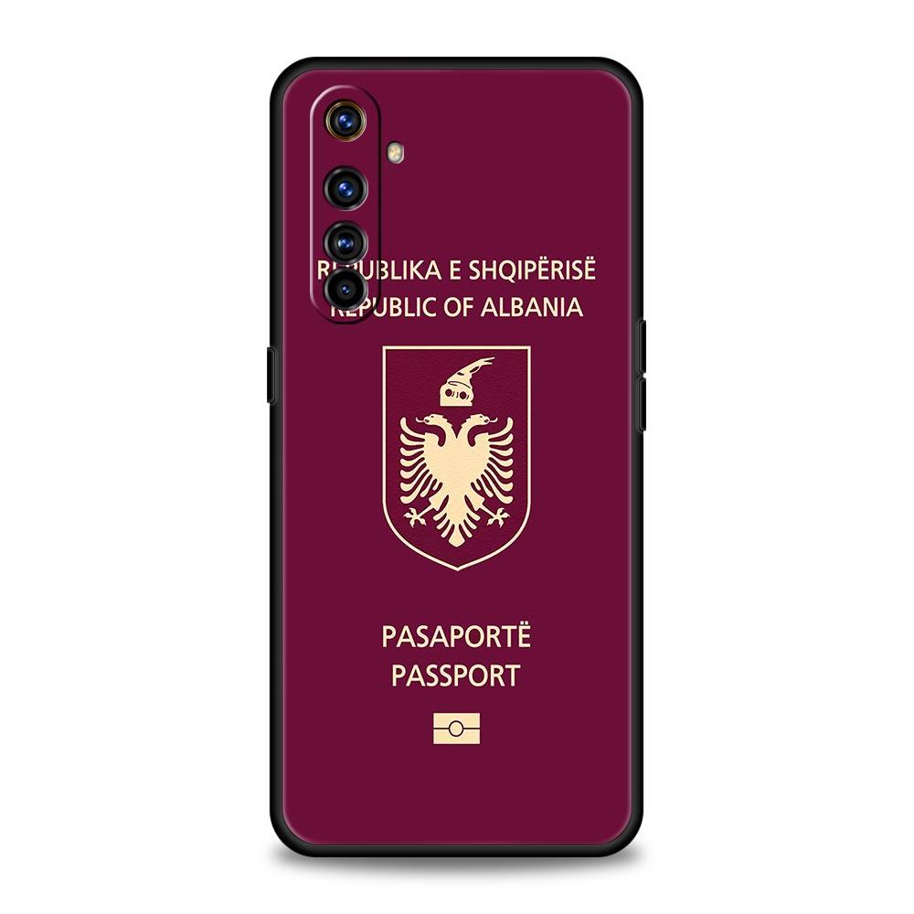 Algeria Russia Passport For Realme 11 10 9 8 5G 7 6 GT2 Pro Plus C21 C11 C25 C35 Soft Cover For Realme GT Neo 2 3 3T Phone Case