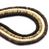 New Wholesale Natural Wooden Beads For Jewelry Making 4 Colors Coconut Husk DIY Necklace Bracelet Beaded Bag Earrings 15 Inches
