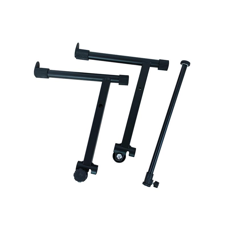 Keyboard Riser X-Stand Double-Tier Electronic Organ Performance Stand - Musical Instrument Accessory.