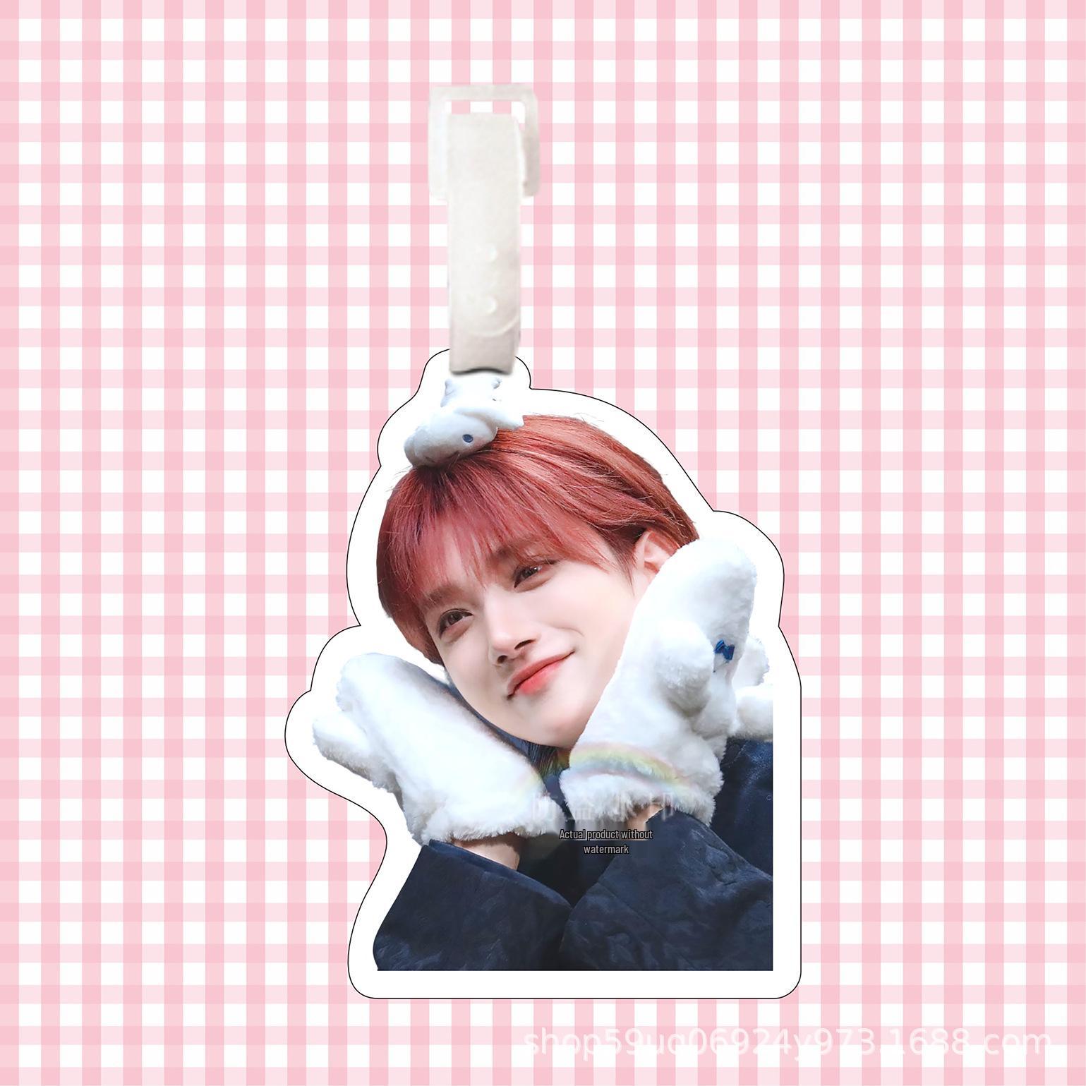Hong Jisoo Seventeen Luggage Tag and Keychain Charm