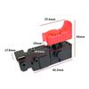 652F Adjustable Electric Drill Switchfor Gsb13 RE Power Tool Accessoires Red and Black Color Portable Durable