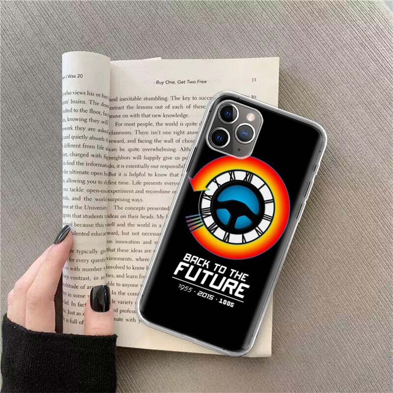Back To The Future License Phone For Apple Iphone 12 13 Mini 15 Pro Max 11 Pro 14 Plus 16 Pro Max 16E Case Shell Cover Clear TP