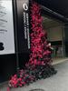 Red Rose Waterfall Flower Wall - Artificial Floral Arrangement for Weddings and Events