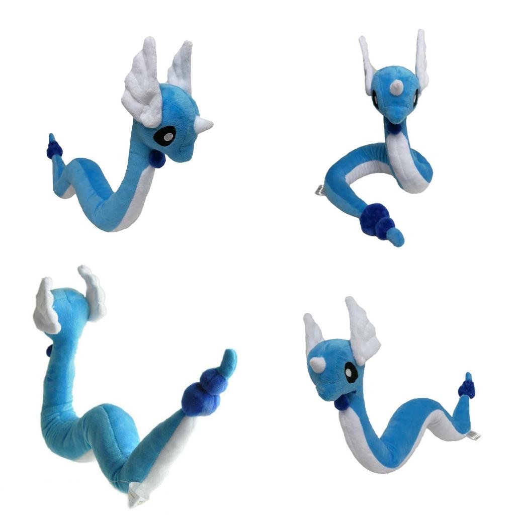 27-inch Pokemon Go Dragonair Stuffed Plush Doll Featuring Soft Durable Materials For Kids