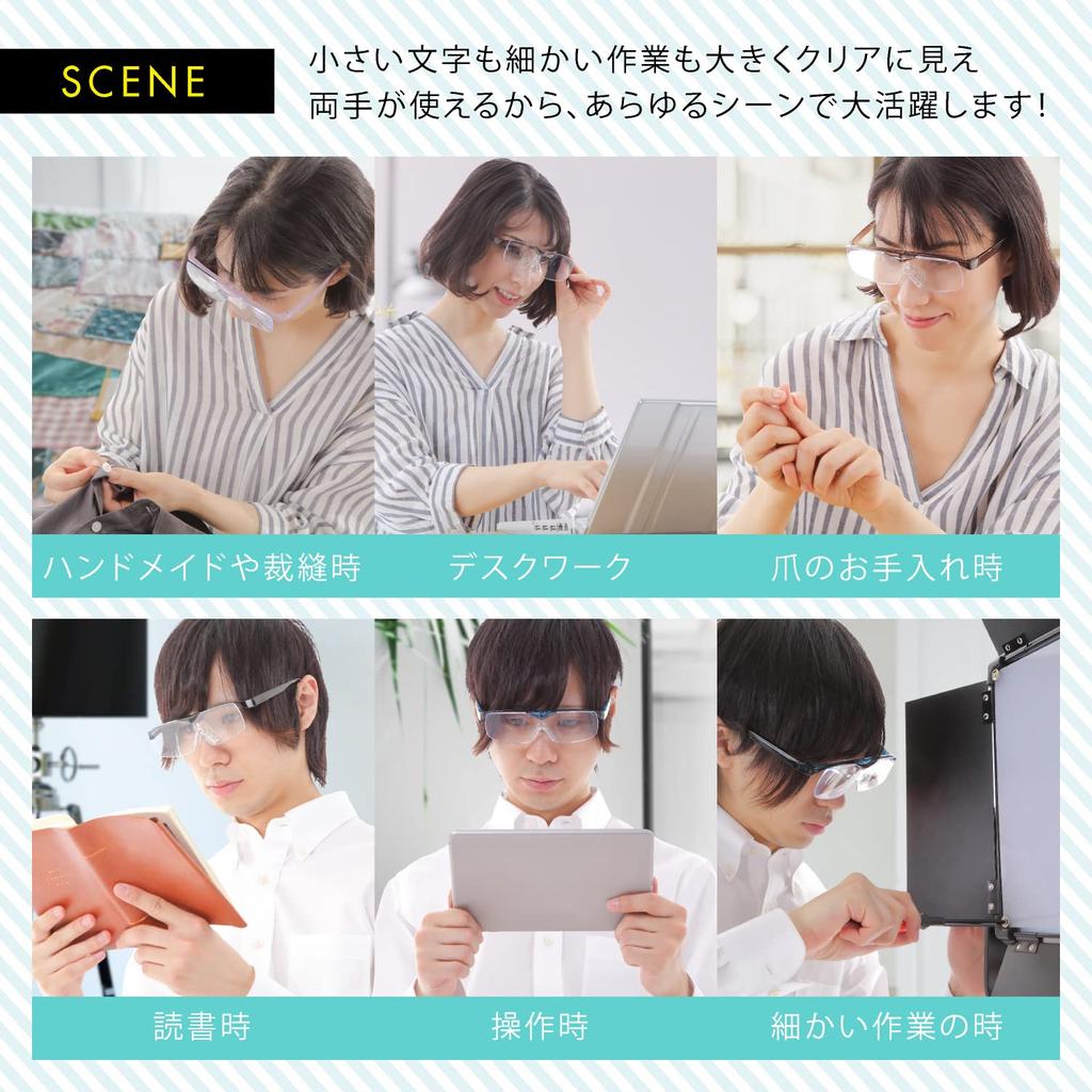 reading glasses for men and blue glasses loupe glasses loupe from the top of the from the top of the type magnifying dark gray MBL21C218 Flip-up