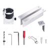 2 in 1 Slotting Assistant Positioner Limiter Set Accuracy Marking Adjustable Fence Limiter for Cabinet Assembly