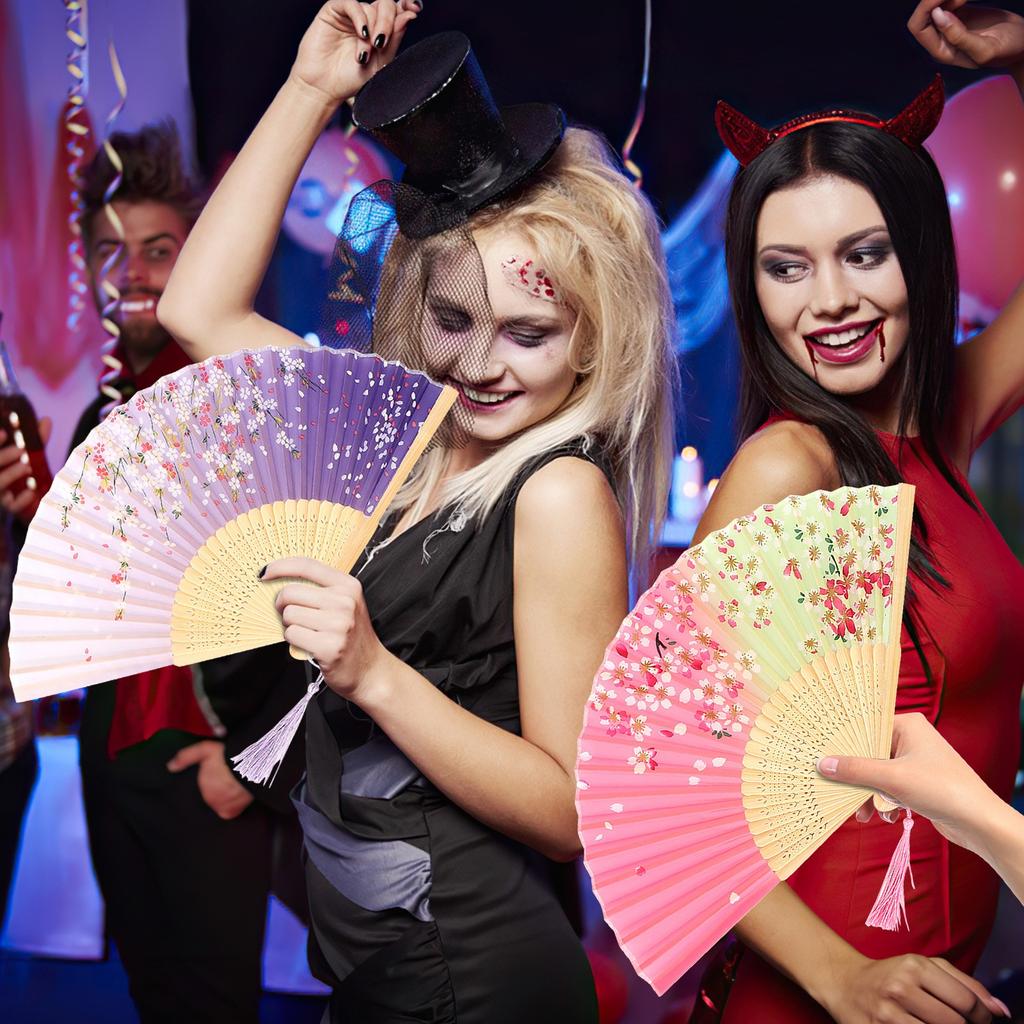 Starožitný vějíř, Čínský vějíř, Starožitný skládací vějíř, Taneční vějíř