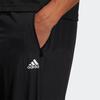 Adidas Solid Color Mini-Logo Woven Casual Sports Pants Unisex Bottoms Black HE7419