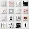 Ins Nordic Sofa Pillow Movie Card Board Cushion Light Luxury Pink Dream Catcher Pillow Bedside Backrest