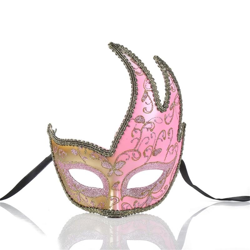 Masquerade Mask Half Face Mask Eye Mask Venetians Mask Halloween Costume Mask Mardi Gras Decorations Party Mask Gifts