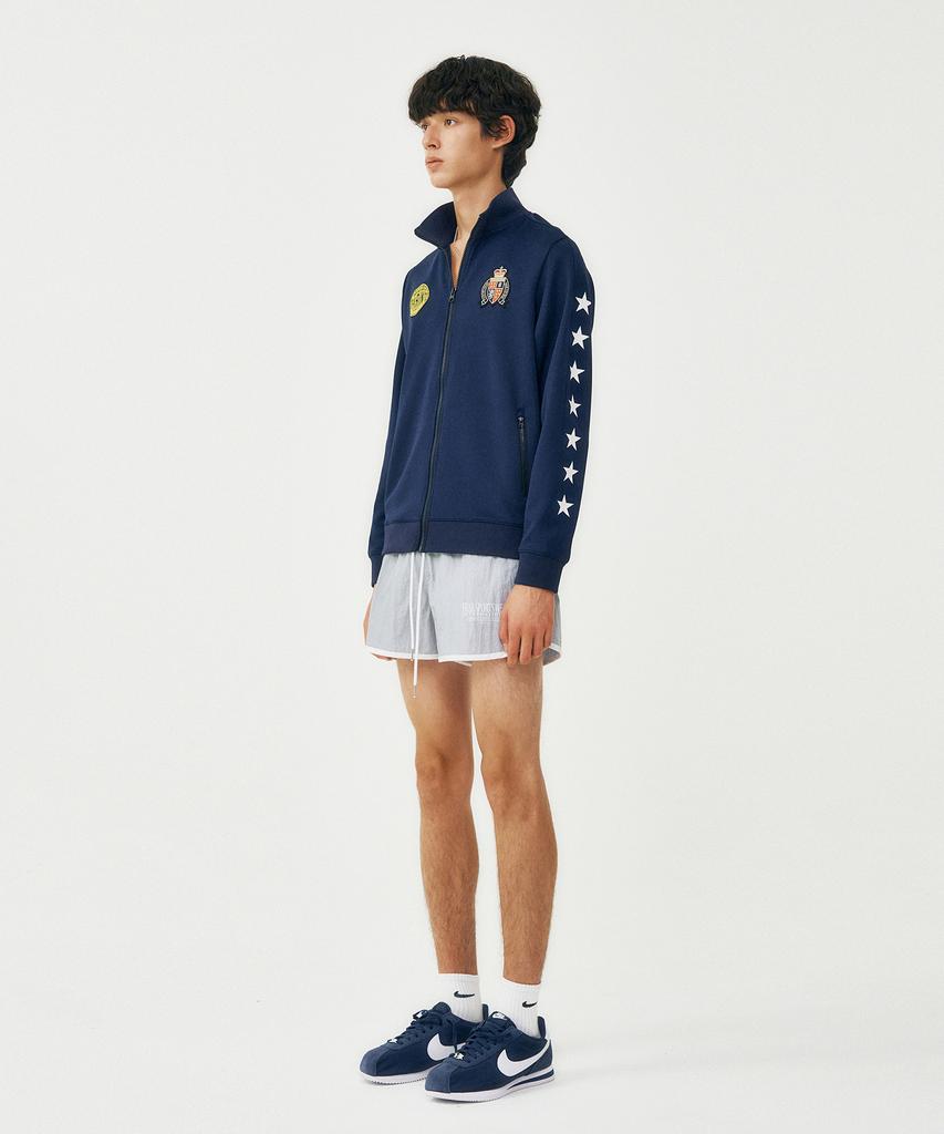 From Arles 90S Vintage Jersey Jacket / Navy