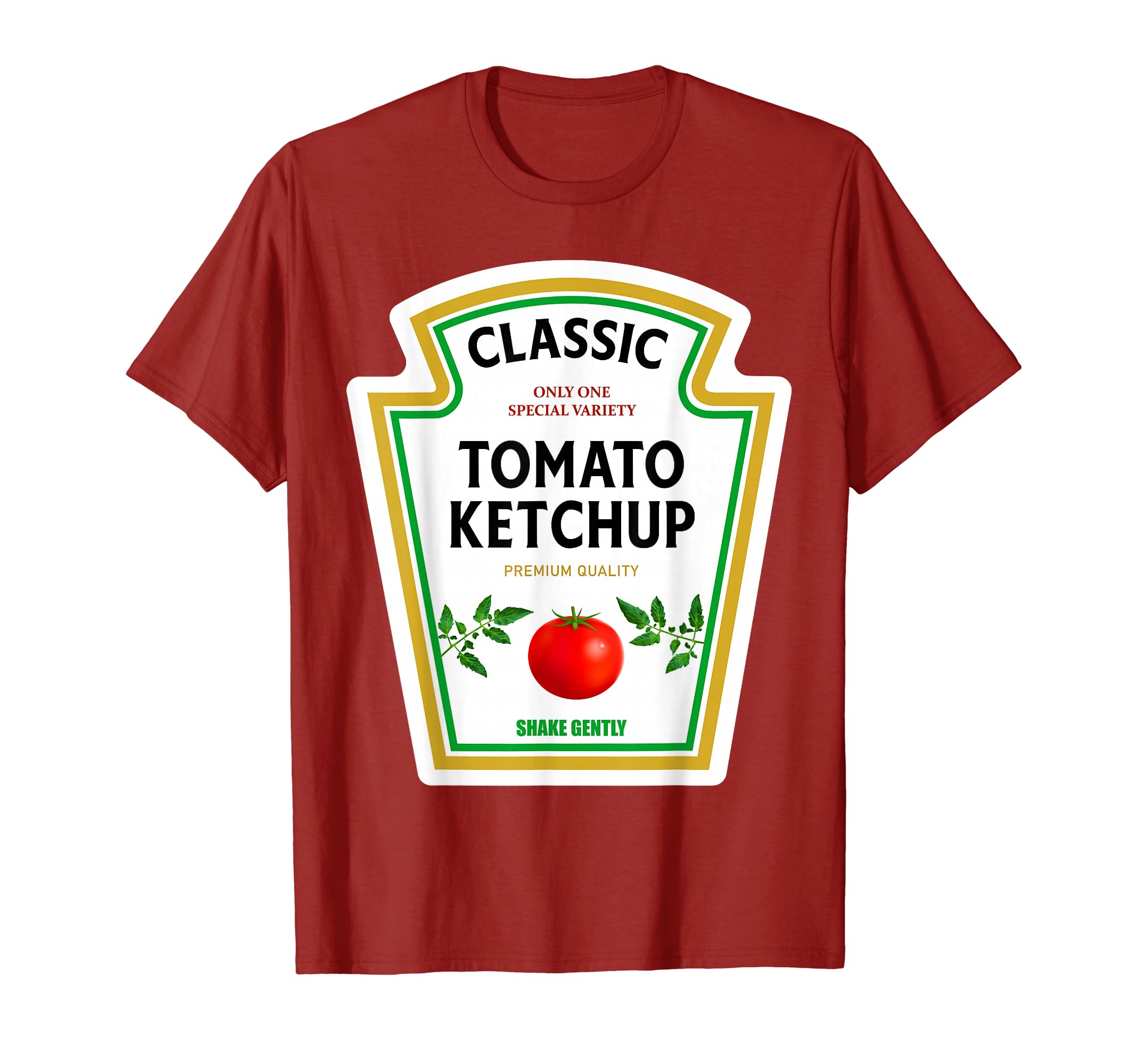 Ketchup Halloween 2024 Costume Mustard Condiment T-Shirt
