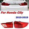 Car Accessories Tail Light For Honda City 2015 2016 2017 2018 2019 Tail Brake Light Assembly Rear Lamp Warning Bumper Fog Lamp