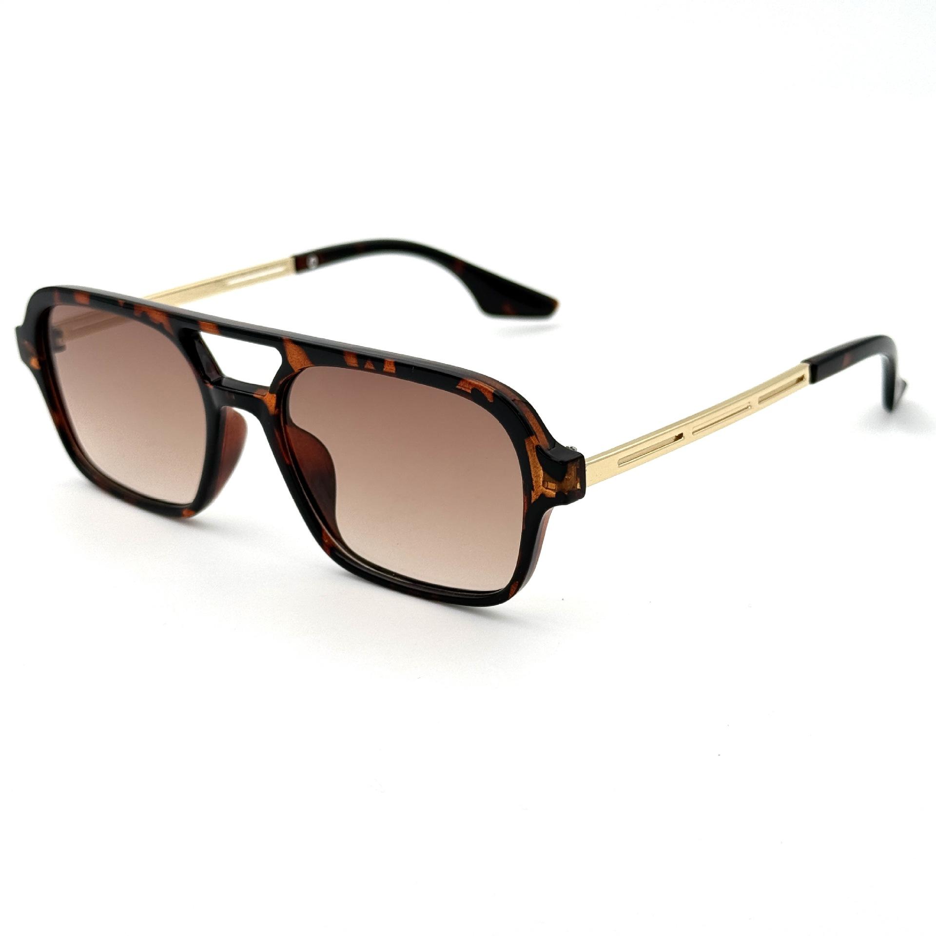 

Vintage Square Sunglasses Candy Color Retro Double Bridge Glasses Women Men Gradient Eeyglasses Goggle Uv400