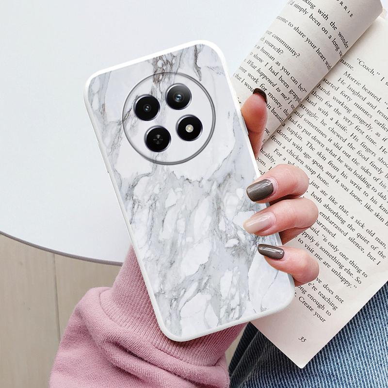 Luxury Case For Redmi 14C 4G 14R 5G A4 Note 14 Pro 5G Poco C75 Fundas Marble Art Pattern Soft TPU Protection Cover Shockproof