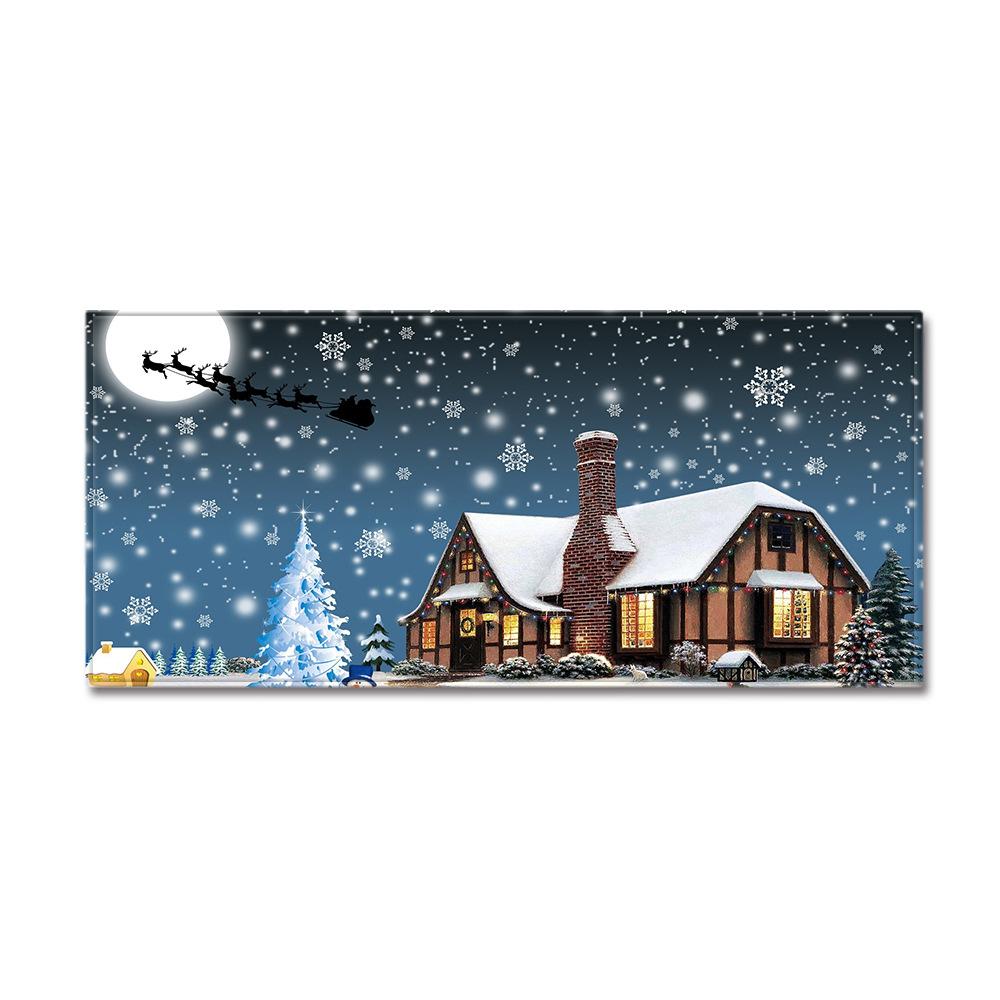 Christmas Kitchen Sand Carpet Doormat Long Floor Mat