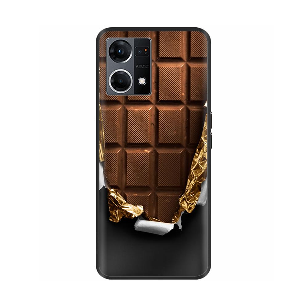 Hülle für Oppo Reno7 4G Hülle Reno7 Silikon Weich Stoßfest TPU Rückseiten für OPPO F21 Pro Reno 7 4G Hülle Schwarze Bumper Fundas