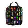 All My Sprunki Toys Thermal Insulated Lunch Bags Cartoon Music Beats Game Portable Bento Box Men Women Thermal Cooler Food Box