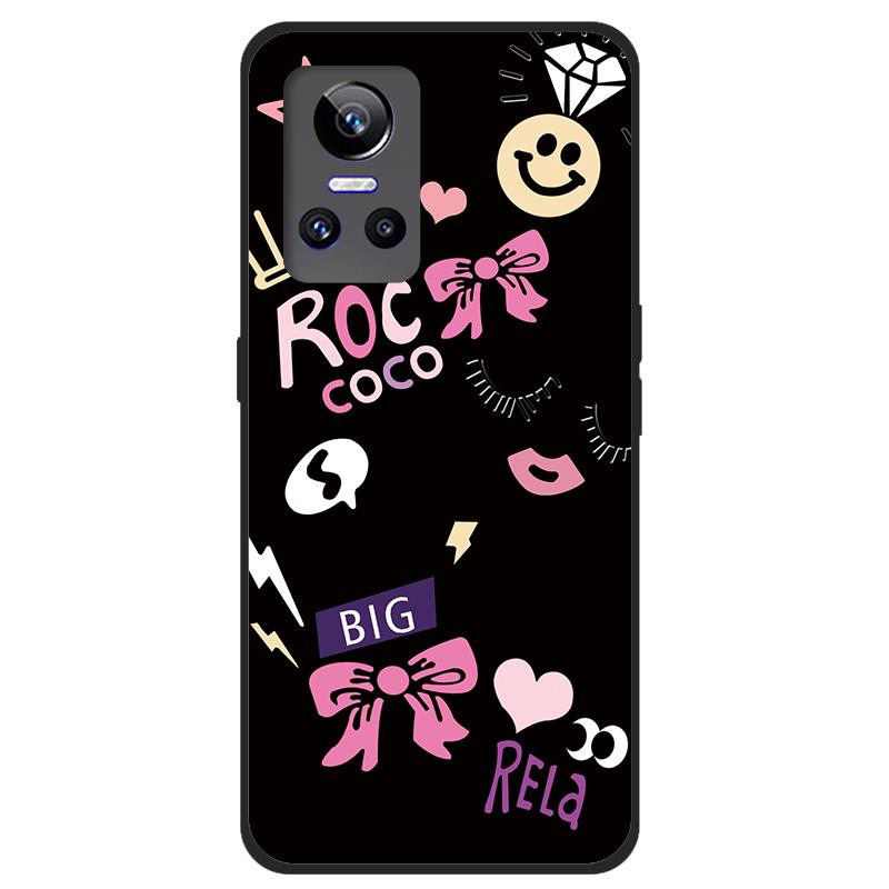 For Realme GT Neo 2 5G Case TPU Silicone Soft Cartoon Clear Case for Realme GT Neo 2 3 Neo3 Phone Cover Neo2T Transparent Coque