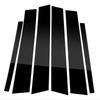 6Pcs For BMW 1-Series F20 2012 2013 2014- Car Glossy Black Window Door Column BC Pillar Post Cover Trim Stickers Accessories
