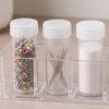 100/50x Clear Plastic Sample Bottles with Leak-Proof Caps Mini Test Tube Vials for Storage Organization Powders Small Craft Part