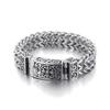 Kalen Punk Jewelry Mesh Bracelet Cuff Bracelet Men Stainless Steel Bracelets Jewelry