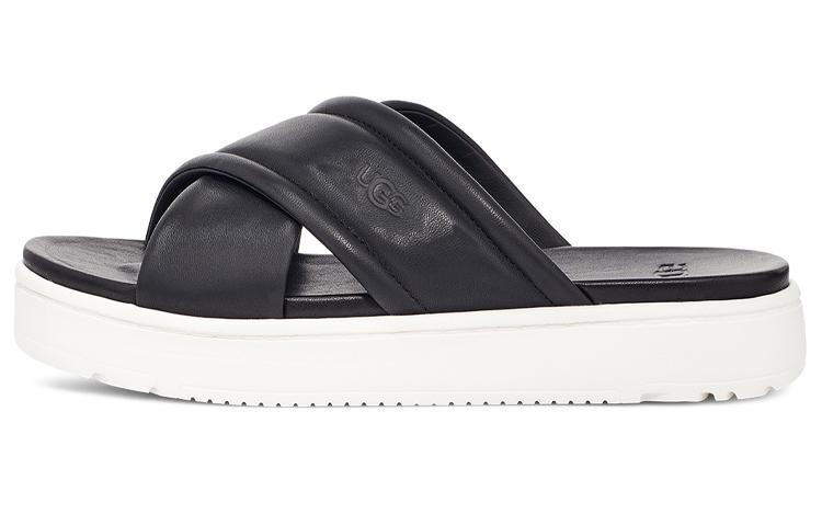 Женские шлепанцы UGG с резиновой подошвой, черные 1128635-BLLE 36