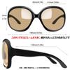 Joopin Sunglasses Polarized Sports Fishing Running Golf Driving UV Protection Oversized Oval Light Brown Women's