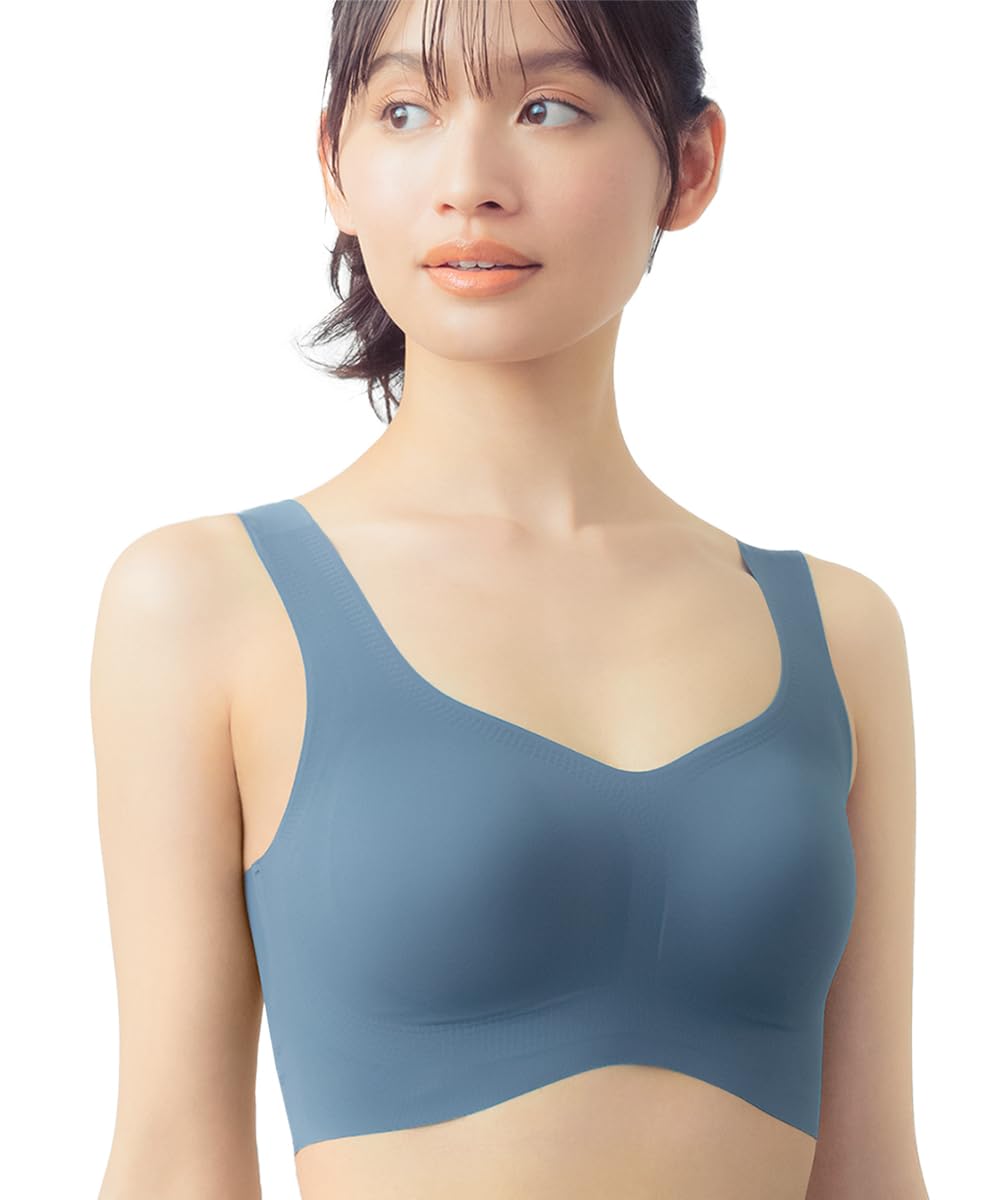 

Бюстгальтер Эластичный и удобный Основная ткань впитывает пот и быстро сохнет Гладкий для маленьких и больших размеров LL [Крыло/Wacoal] Без косточек S~3L посадка. быстро. прикосновение.
