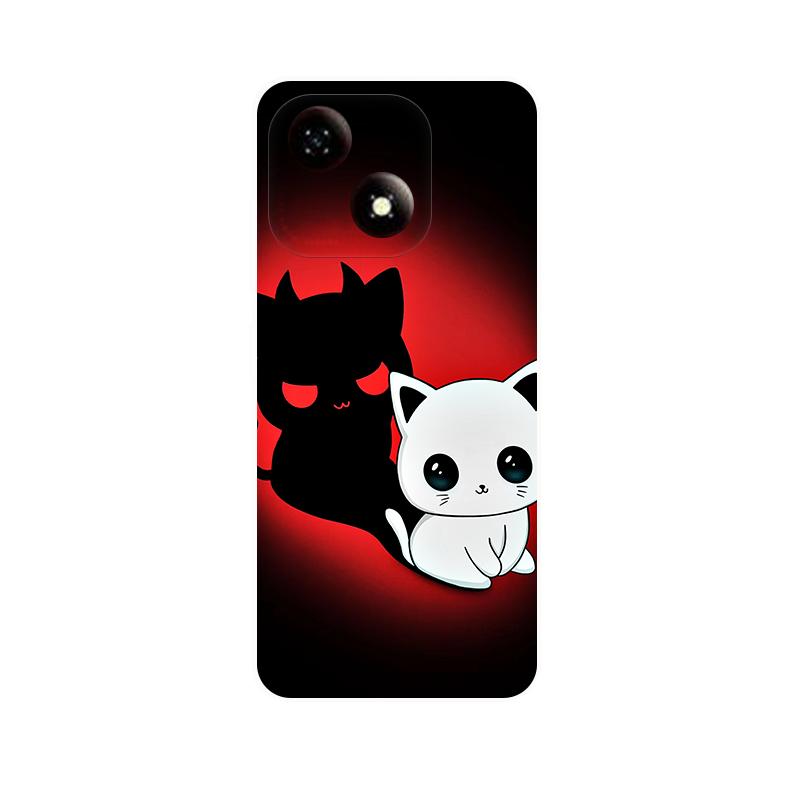 Hülle Für ZTE Blade A35e Rückabdeckung Für ZTE Blade A35e Z2466 Lustige Niedliche Katze Weiche Silikon Handyhülle Für ZTE BladeA35e A 35e Blade A35e
