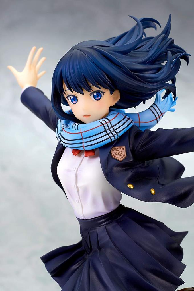 QuesQ Takarada Rikka Uniform Version Maßstab PVC Vollständige Figur SSSS.GRIDMAN 1/7 Vorgefertigt
