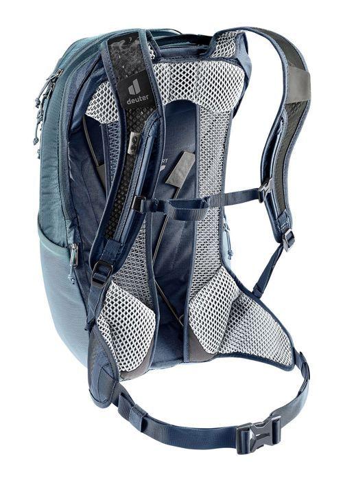 Sac à dos - deuter - race air 14 + 3 - mixte - pétrole - 14l extensible
