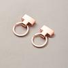 2pcs Metal O Ring Keychain Buckle Spring Hook, Bag Handbag Decor Connection Clasp DIY Hardware Accessories