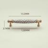 Luxurious Shoe Cabinet Handles with Retro Ceramic Design