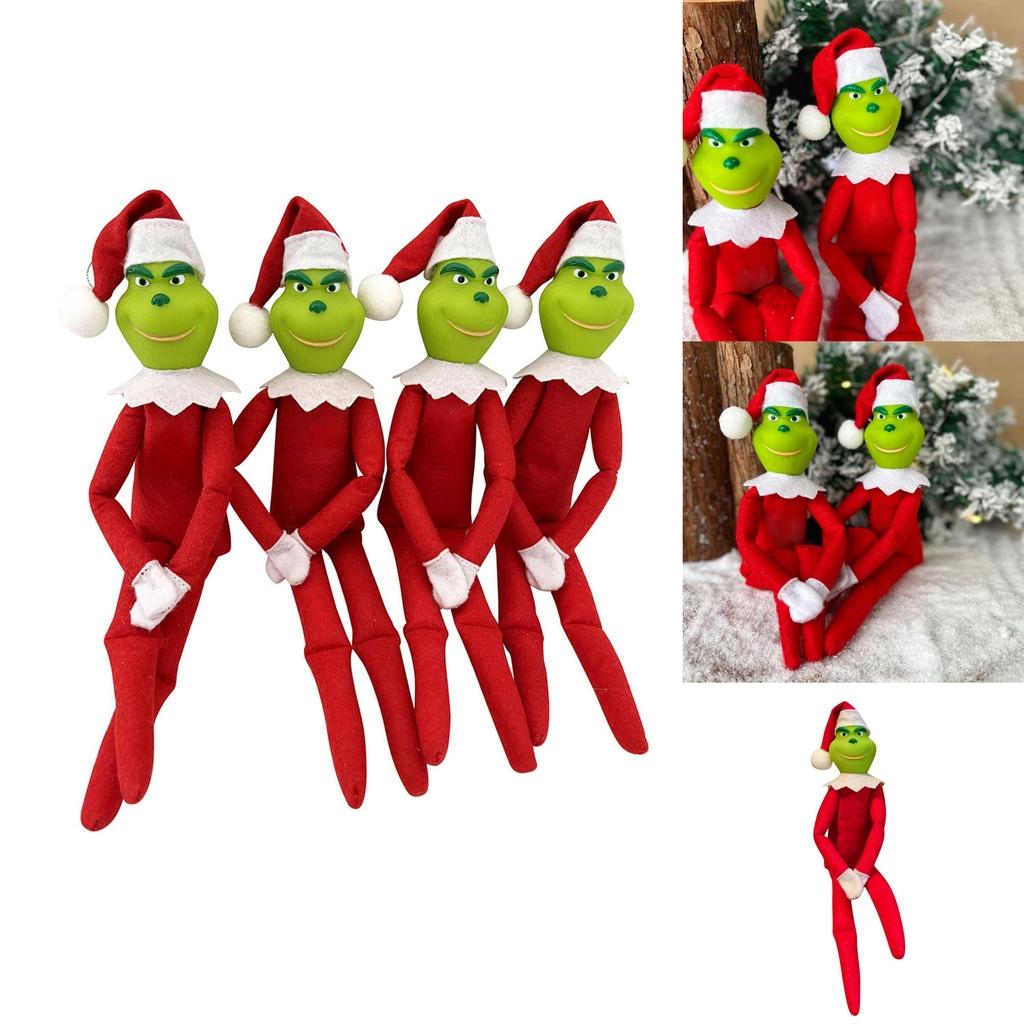 Decorações de Boneco Grinch de Natal Macias Confortáveis E Perfeitas Como Enfeites e Presentes de Feriado