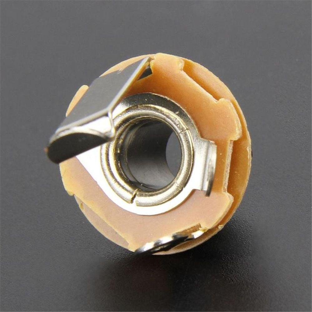 E-Gitarre 1/4" Mono Eingangsbuchse Stecker 6,35 Weibliche Basis Verstärkerbuchse Tonabnehmer-Adapter