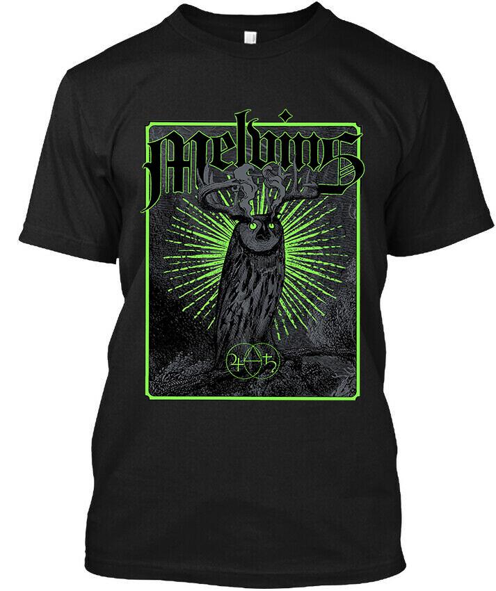 Новая Популярная Футболка The Melvins Американская Альтернативная Музыка Ретро Логотип Размер S-4XL Унисекс Футболка S
