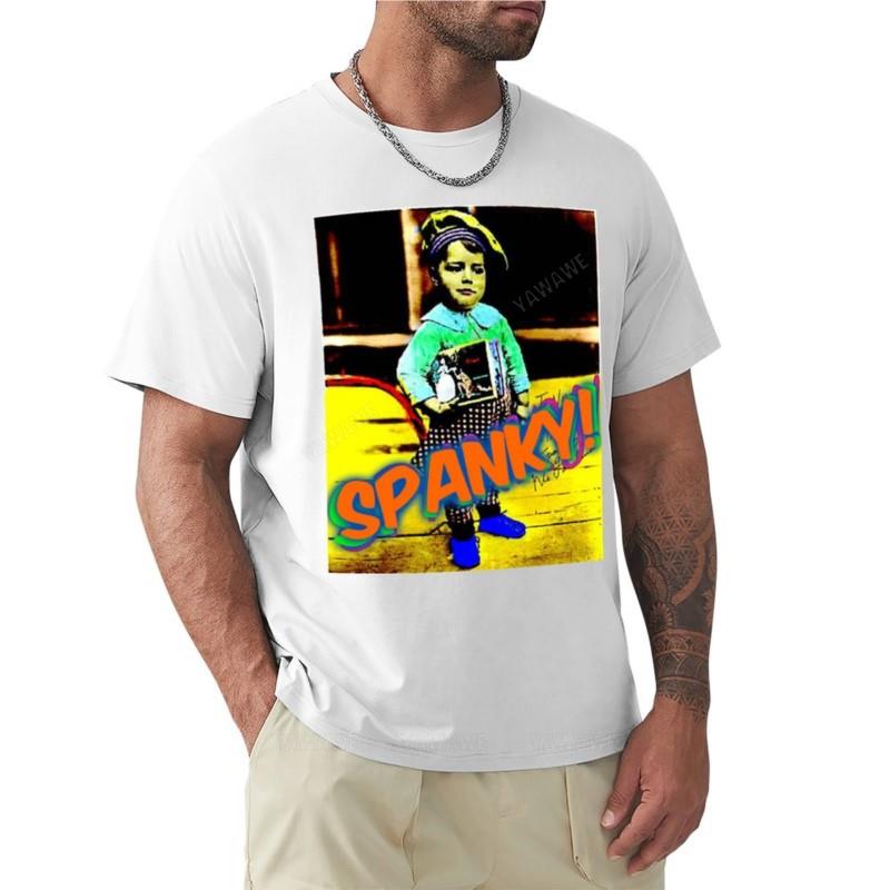 Spanky Our Gang Little Rascals Tshirt Tshirts Unisex Anime Boys Animal Print Shirt Unisexs Graphic Tshirts Big And Tall