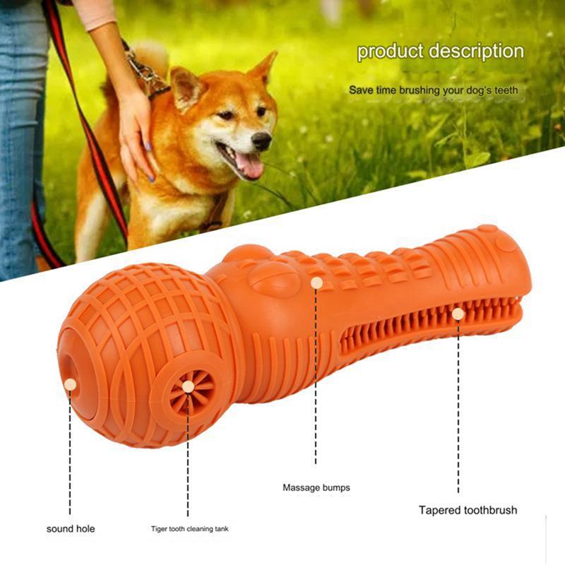 Dog Toy Gnawing Simulation Crocodile Molar Stick Dog Toothbrush Vocal Teeth Cleaning