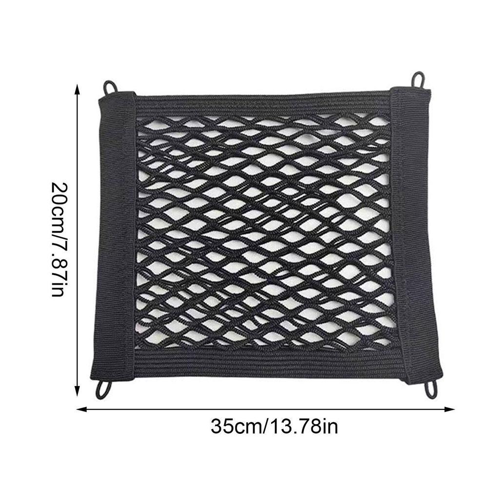 Elastic Motorcycle Cargo Net Storage Bag with Strong Nylon Hooks for Securely Fixing Luggage on Motorbikes and Electric Vehicles