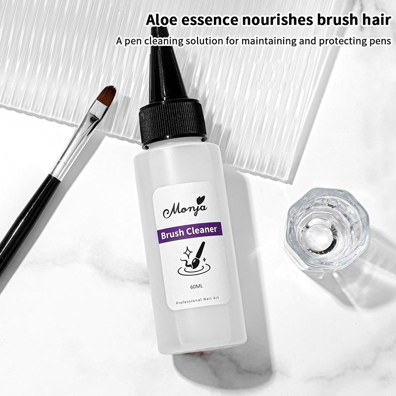 Nail Brush Cleanser Liquid Remover Acrylic Uv Gel Polish Quick Degreaser Professional Manicure Care Cleaning Tool 30/60Ml